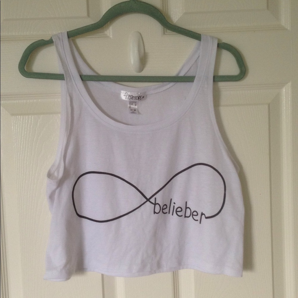 Freshtops: Belieber Infinity Crop Top